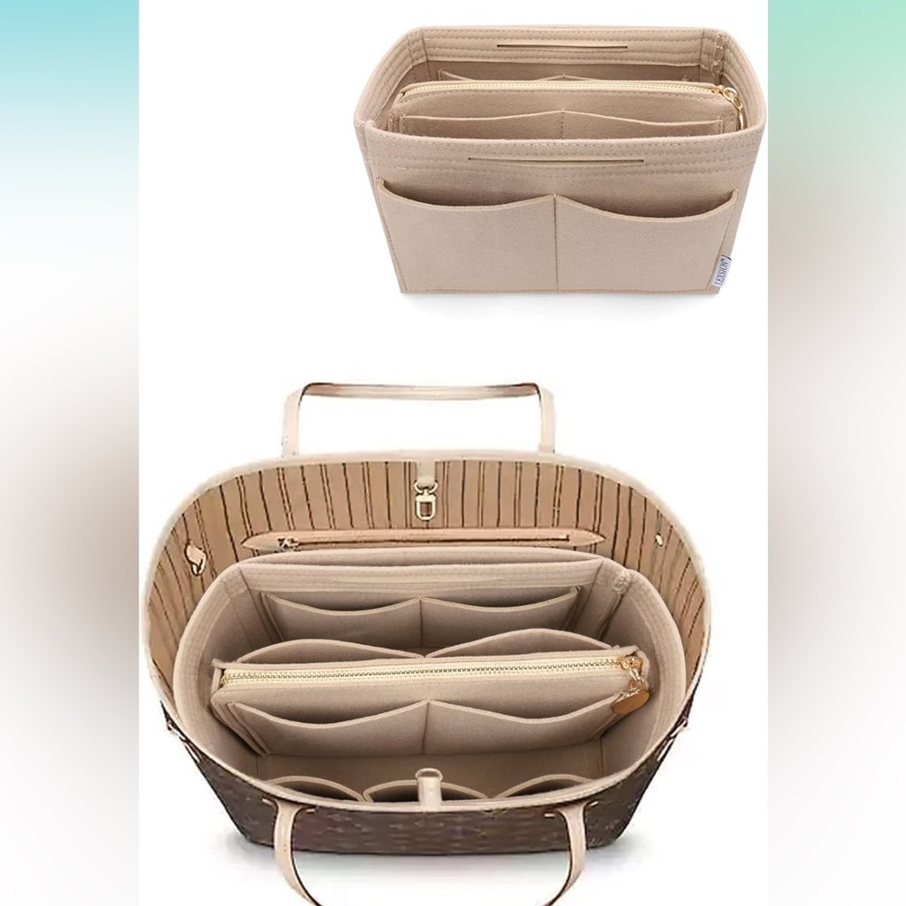 Felt insert bag organizer